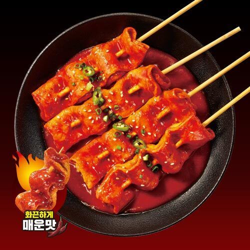 냉동 아워홈 포차 빨간꼬치어묵(화끈하게 매운맛) 324g 1BOX(10입) : 랜선N마트