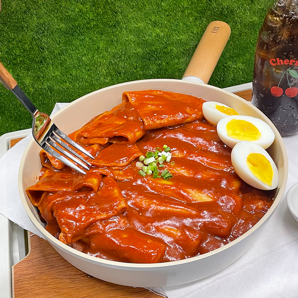 핫이슈 우리밀 대용량 점보 떡볶이 밀키트 5인분 1kg - 상세 이미지 3