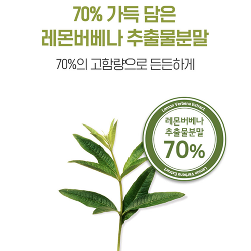 참굿즈 레몬버베나 추출물 복합정 120정 2병 8개월 히비스커스 플라보노이드 페놀산 효능 - 상세 이미지 3