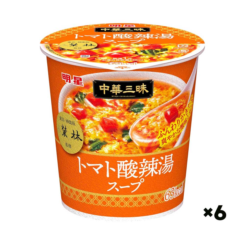 묘조식품 중화삼매 토마토 산라탕 수프 18g 6개세트