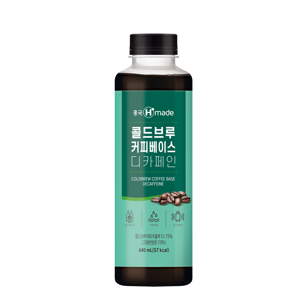 흥국 콜드브루 디카페인 원액 커피 베이스 440mL 8개 더치 - 상세 이미지 2