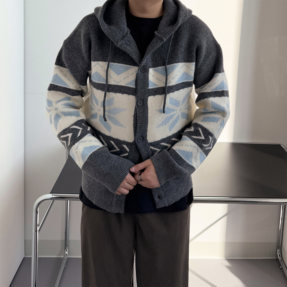 커플가디건 남자노르딕가디건 남자코위찬 1 이미지 8