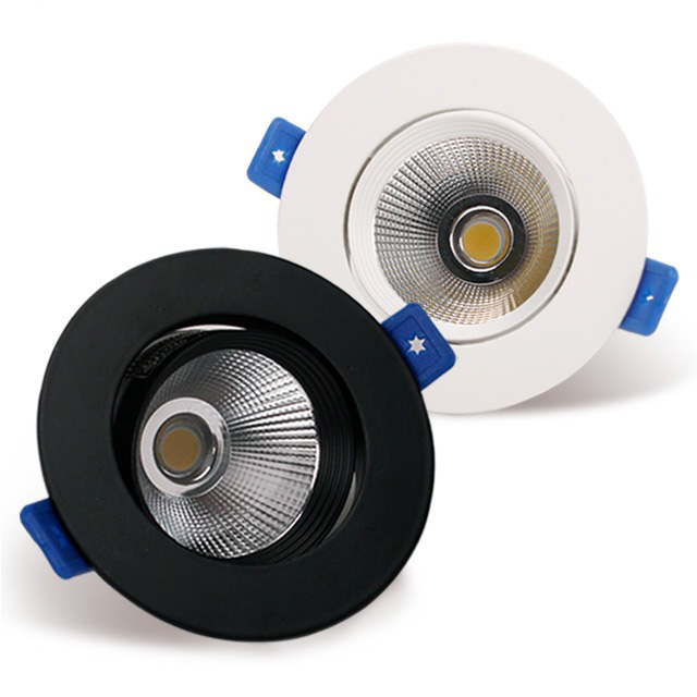 LED 다운라이트 7.5cm(3인치) 디밍 COB 10W 직회전 밝기조절 매립등 - 상품 이미지