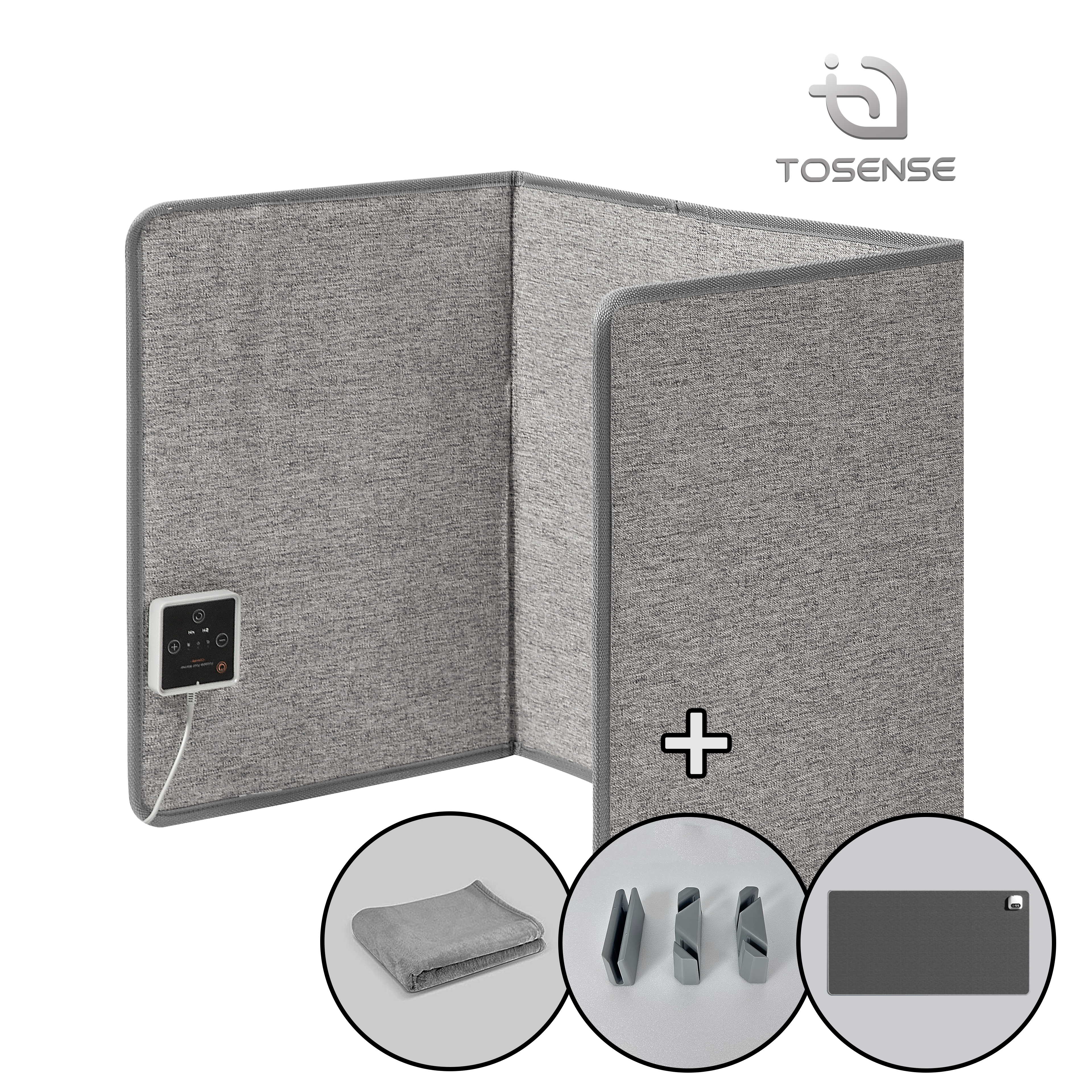 TOB-500 전기히터 히팅패드 발난로 사무실 파티션난로