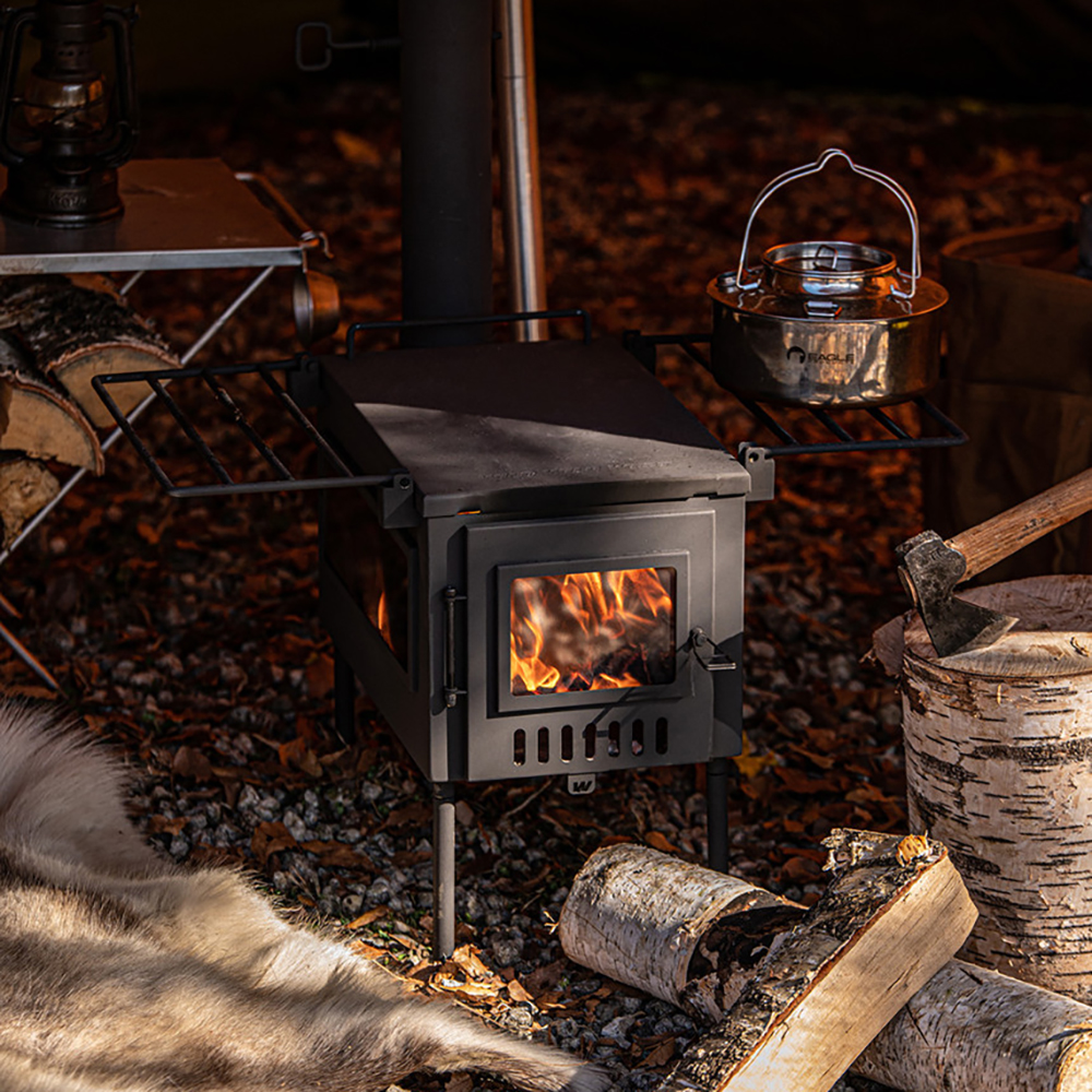 와일드와일드웨스트 헌터 스토브 화목 난로 연통 실내 가정용 캠핑 화로대 와와웨
