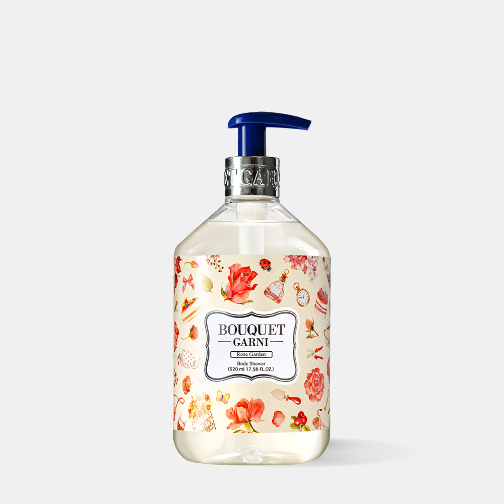 [1개] 부케가르니 바디워시 바디샤워 향좋은 대용량 퍼퓸 저자극 클린솝 향 520ml 이미지 2