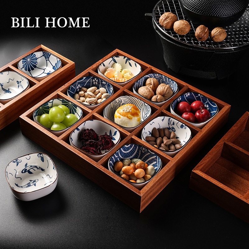 BILI HOME 일본 세라믹 그릇 레스토랑 파티 고급 플레이팅 접시 - 메인 이미지