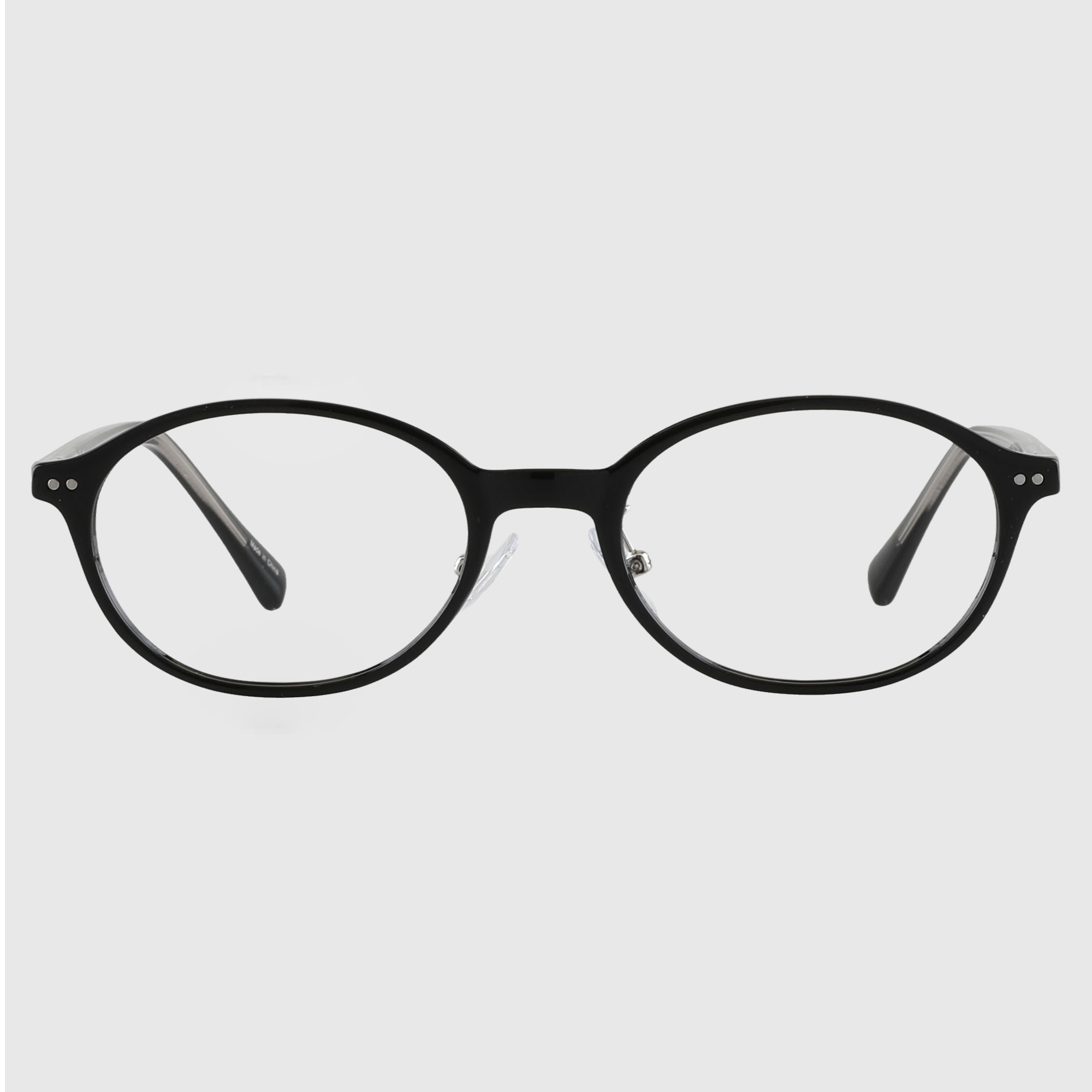 긱시크안경 오벌형 호피 뿔테안경 블루라이트차단