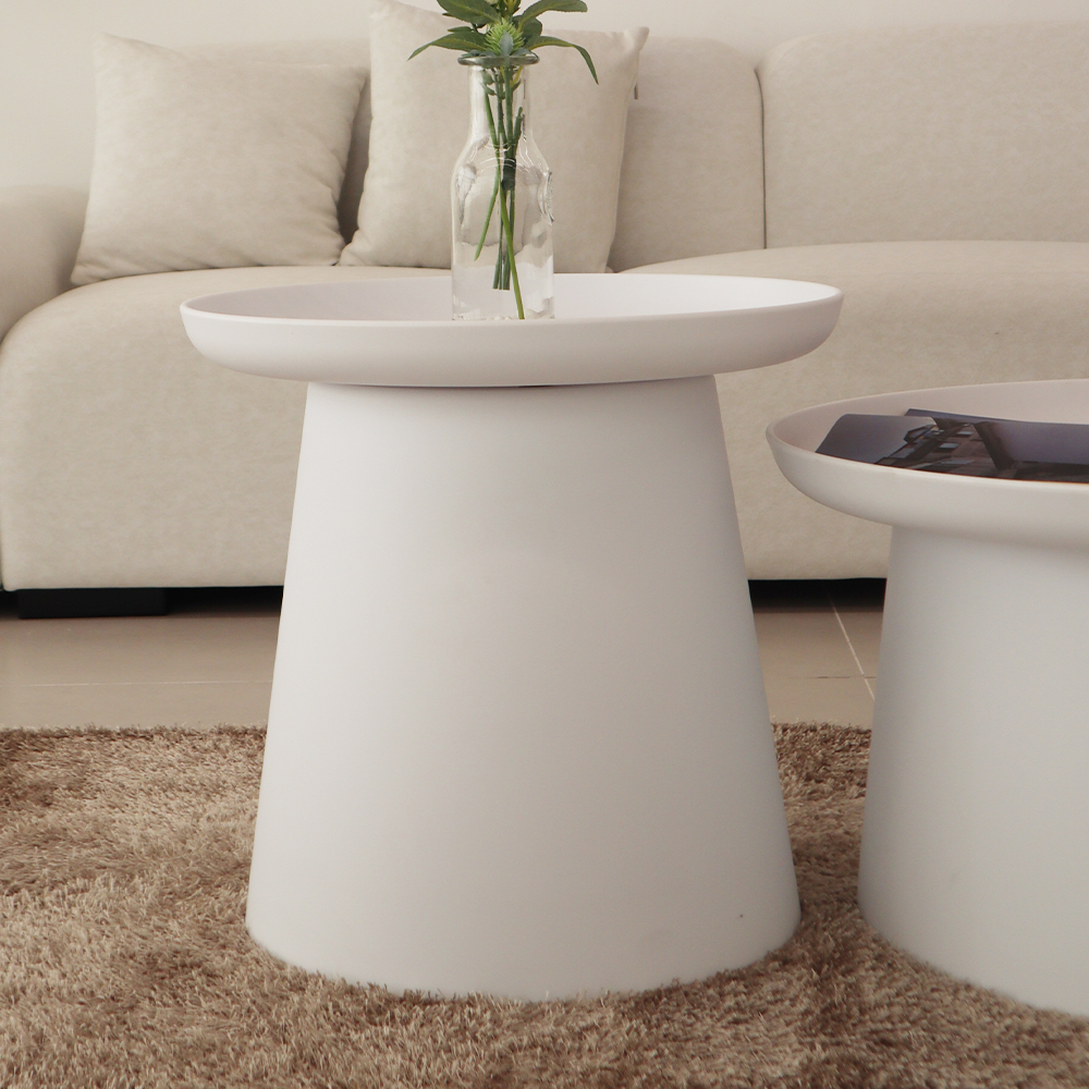 거실테이블 좌식 원형 커피 블룸