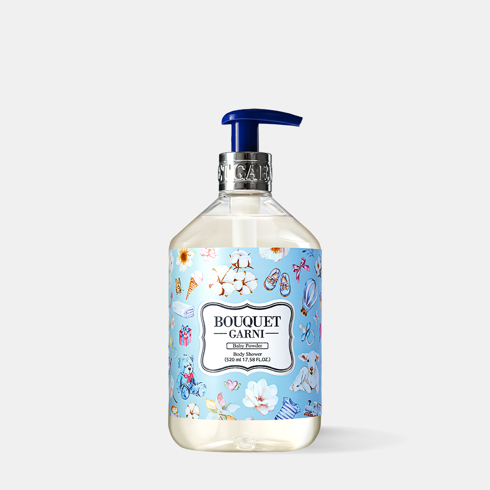 [1개] 부케가르니 바디워시 바디샤워 향좋은 대용량 퍼퓸 저자극 클린솝 향 520ml 이미지 4
