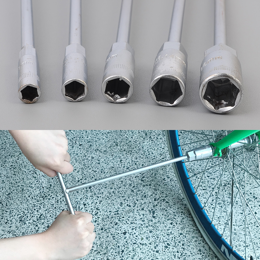 박대표마켓 육각렌치 사이즈 티렌치 소켓 손잡이 볼트 롱 렌치 t자 8mm - 상품 이미지