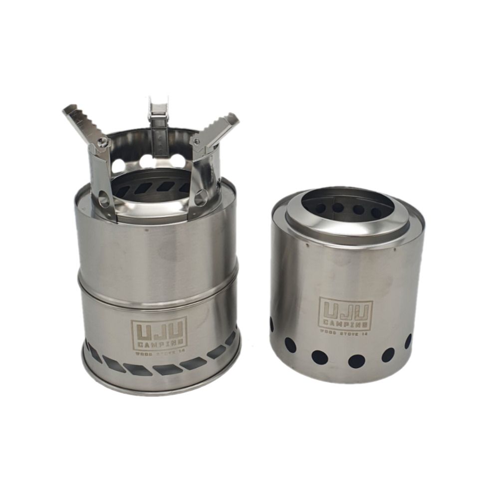 우주캠핑 미니 우드스토브 14 소형 일인 화로 스토브