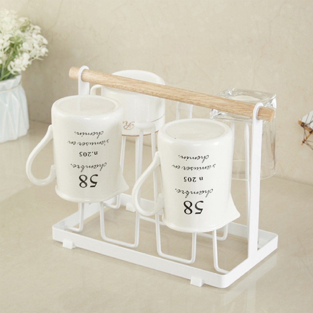 모던 스틸 화이트 컵걸이 G - 상품 이미지