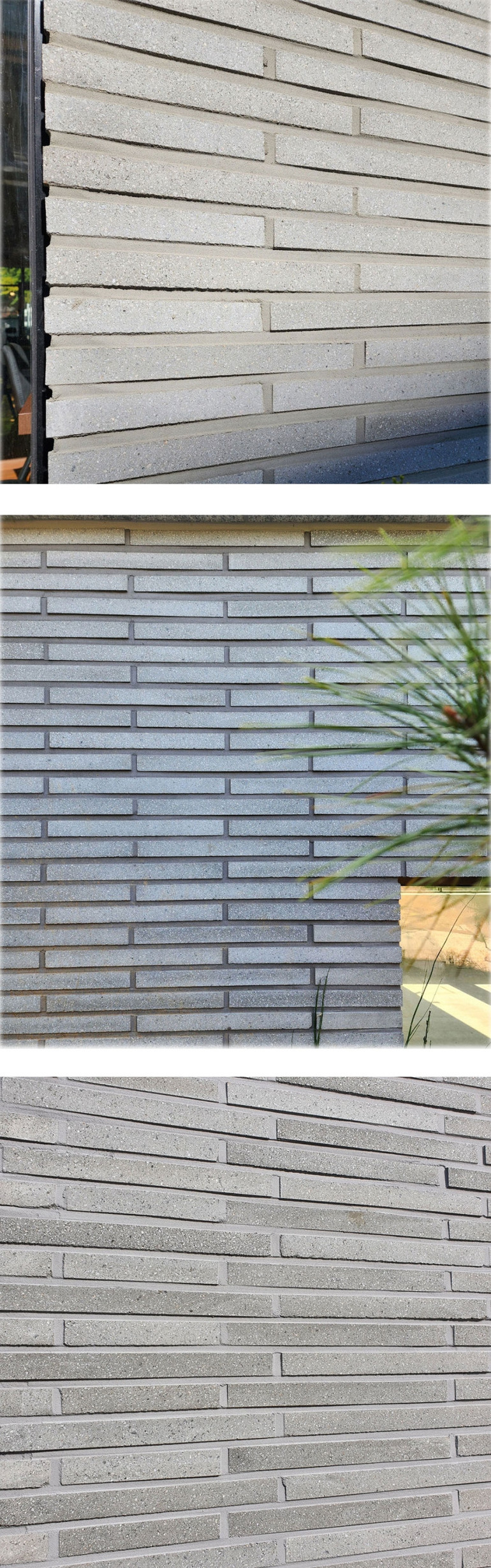 모노타일 500x45x17T 그레이 / 하다건재 와이드벽돌타일