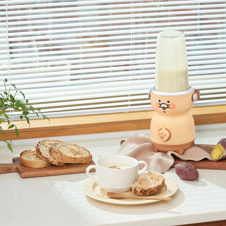 풀무원 춘식이 미니 블렌더 BD50DCPX (소형 믹서기 휴대용 텀블러 과일 쥬스 메이커)