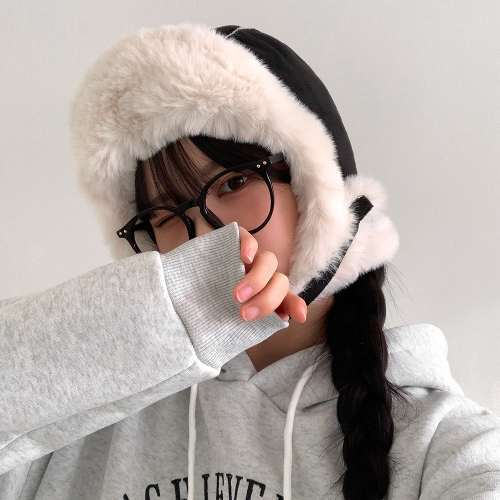 [왕따뜻] 무이네 군밤 귀달이 무스탕 스웨이드 퍼 털 겨울 방한 한파 모자 상세 이미지 30