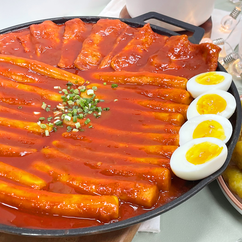 도전 점보 떡볶이(4~5인분)대용량(1kg)푸짐한 양에 건강한 우리 밀로 만든 떡 - 상세 이미지 2