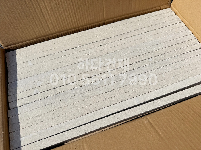 모노타일 500x45x17T 블랙, 레드, 그레이, 큐빅화이트 / 하다건재 와이드벽돌타일