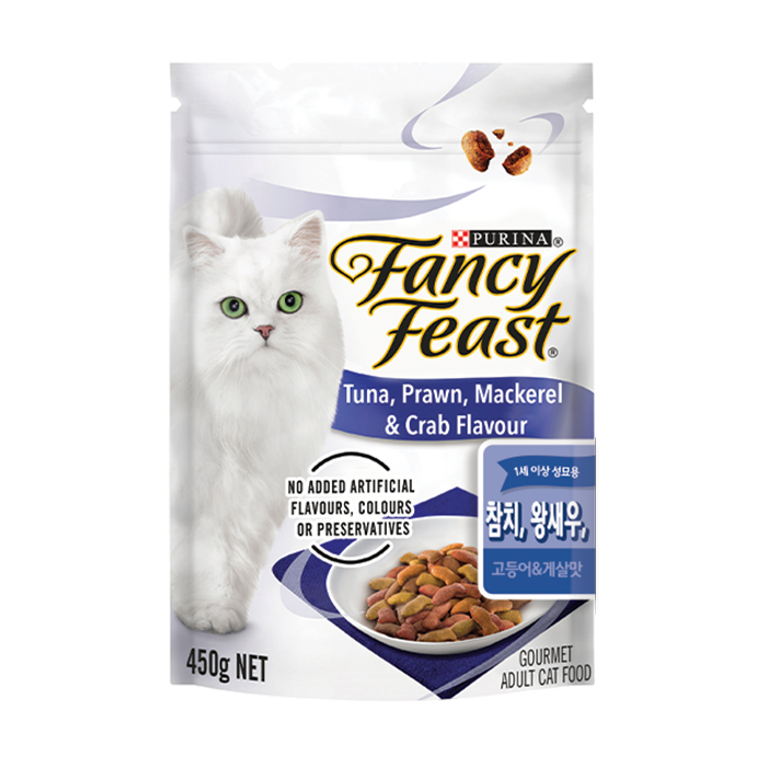 팬시피스트 건사료 450g 치킨 칠면조&야채 고양이사료 - 상세 이미지 4
