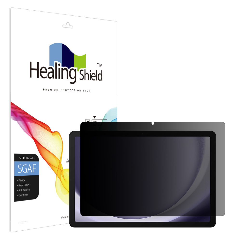 갤럭시탭 프라이버시 사생활 보호 액정보호필름 갤럭시 탭 A9+, 1매입