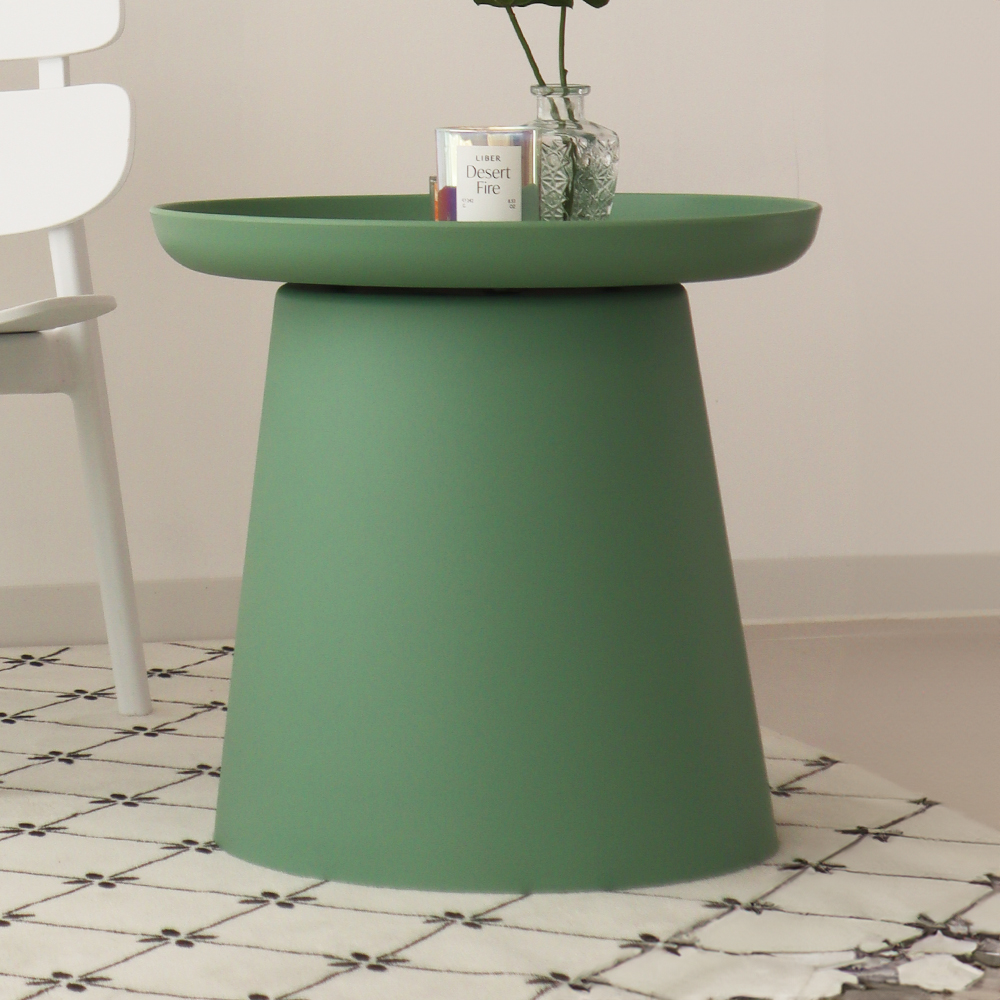 거실테이블 좌식 원형 커피 블룸