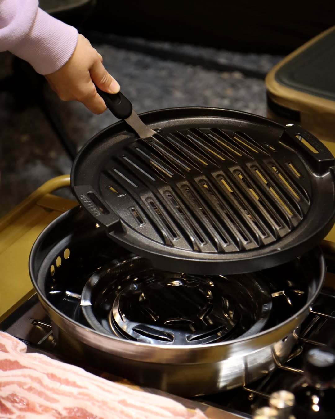 디바디바 애니웨어 가정용화로 숯불화로 가스그릴 바베큐그릴 igt 화로대 캠핑불판