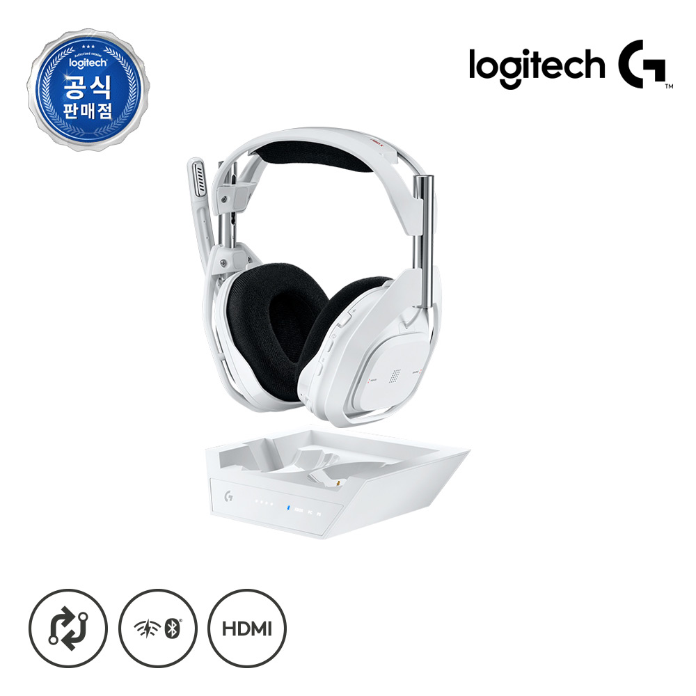 로지텍코리아 공식 A50 X 무선 게이밍 헤드셋 화이트