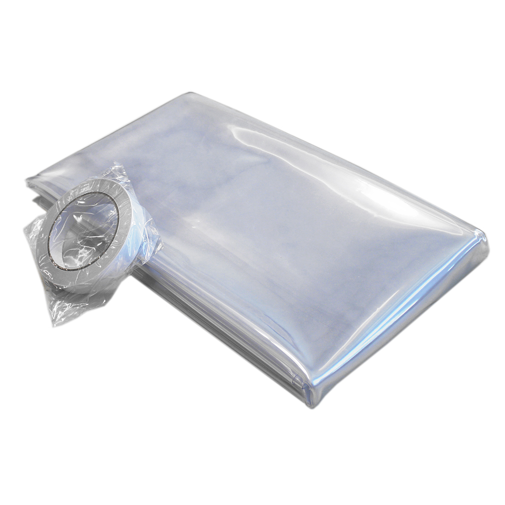 한일상사 두꺼운 0.5mm PVC 다용도 방풍 비닐 양면 테이프 세트 120 x 150 ... 1세트 : 예주우산
