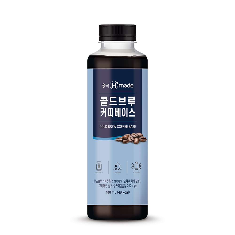 흥국 콜드브루 원액 커피 베이스 900mL 2개 더치커피 - 상세 이미지 2