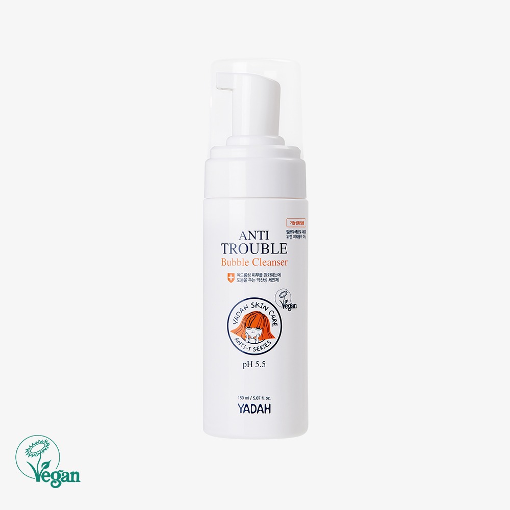 야다 안티티 3종 데일리 트러블 케어 (안티티 토너 100ml + 안티티 에멀전 100ml + 안티 트러블 버블 클렌저 150ml) - 상세 이미지 2
