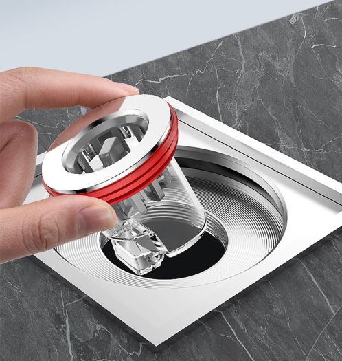 다이나토리 1+1 자동 개폐 하수구 트랩 배수구 화장실 냄새제거 벌레 차단