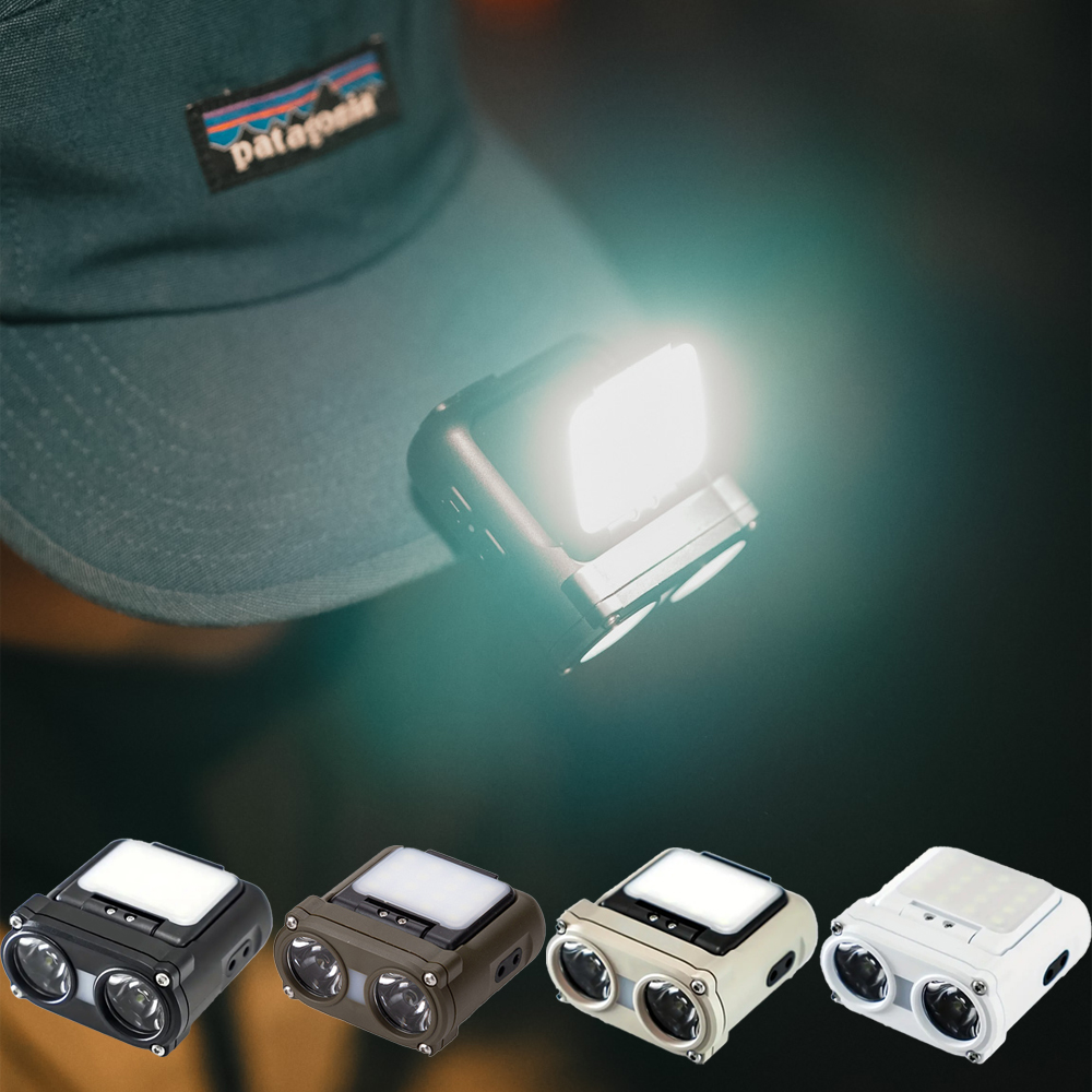 캘리너스 센서 헤드랜턴 캡라이트 충전식 LED 낚시 등산 해루질 안전모 등산용 작업용 X4