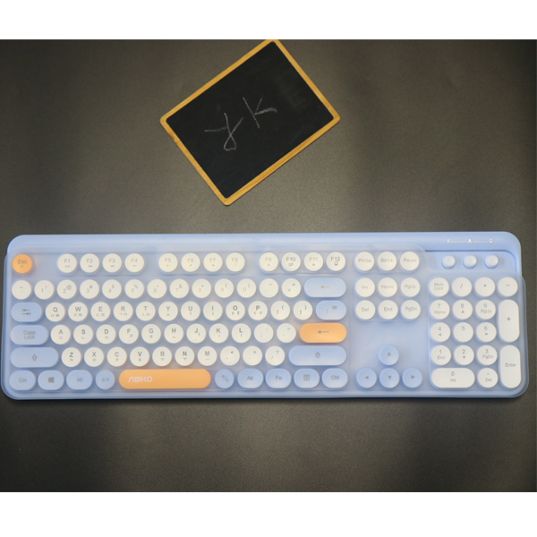 와이케이몰 앱코 WKM01 키스킨 고급 TPU 고탄력 방수 키보드 커버 : 예주우산