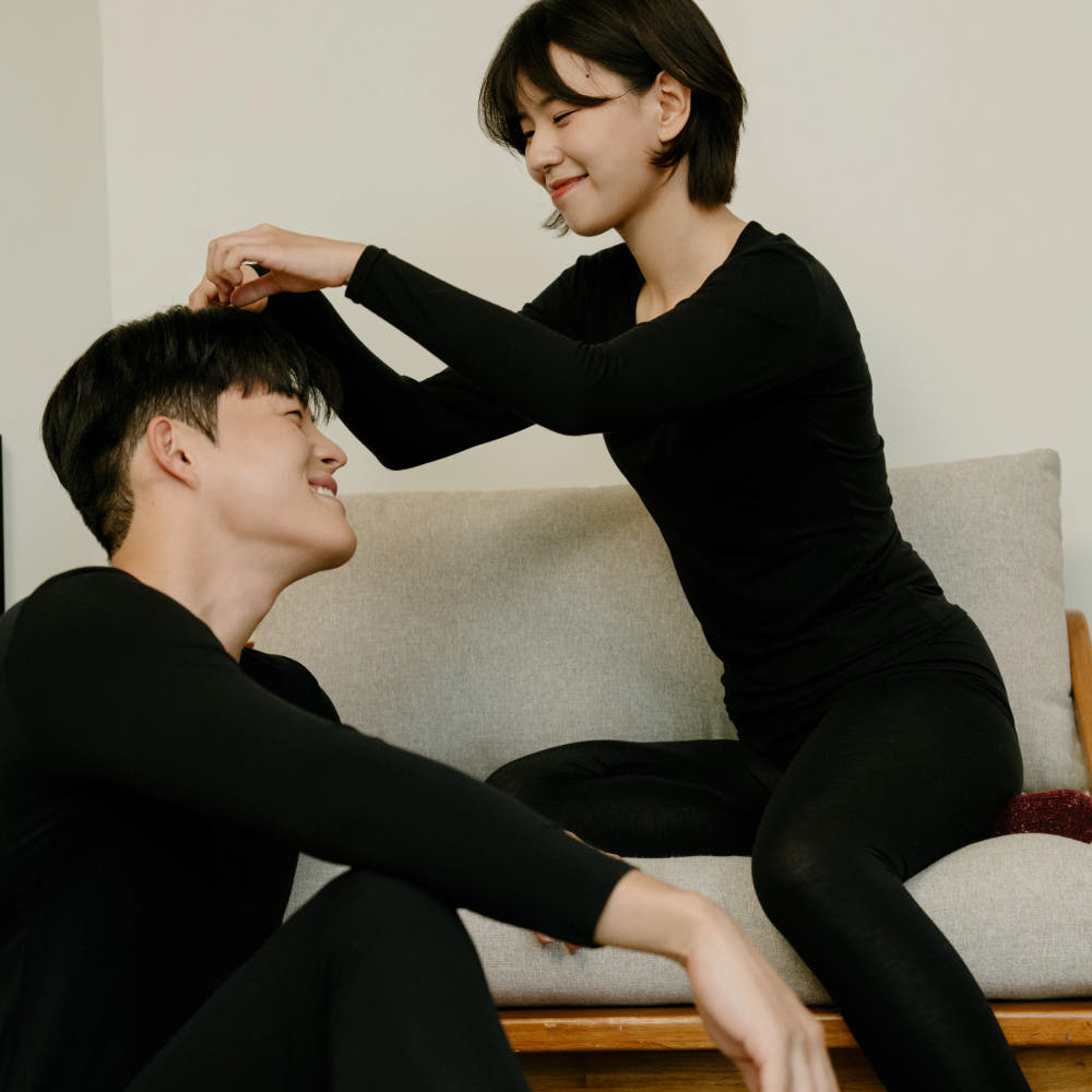 [미언더] 히트업 이너웨어 SET-UP 남여공용 - 상품 이미지