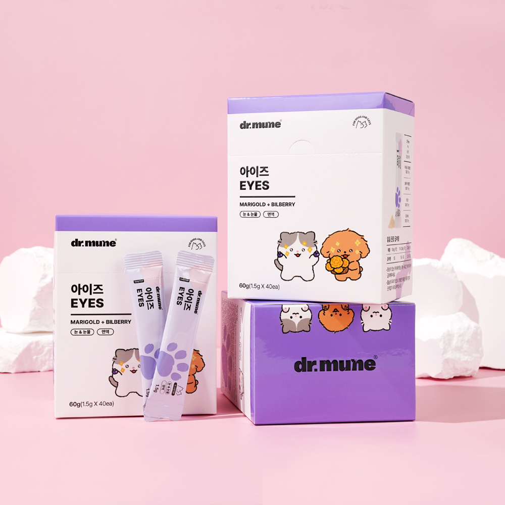 닥터뮨 아이즈 강아지 고양이 눈 영양제 눈물 눈꼽 눈건강 40p - 상세 이미지 3