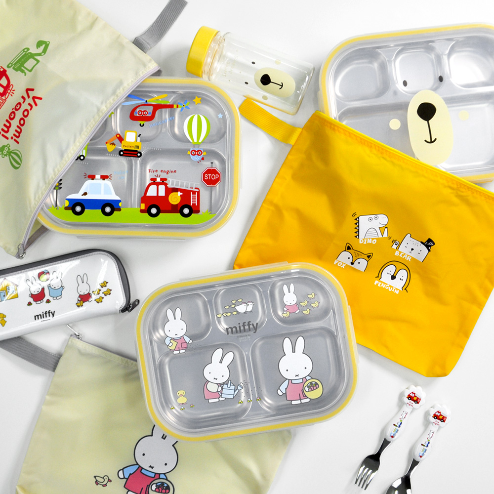 국내산 스텐 304 캐릭터 유치원 어린이집 뚜껑 식판 유아 깊은형 스텐 식판 도시락 쿨디노