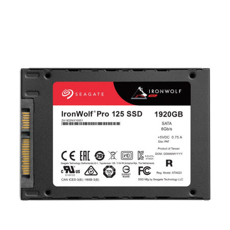 씨게이트 Ironwolf  PRO 125 SSD NAS, ZA1920NX10001, 2TB