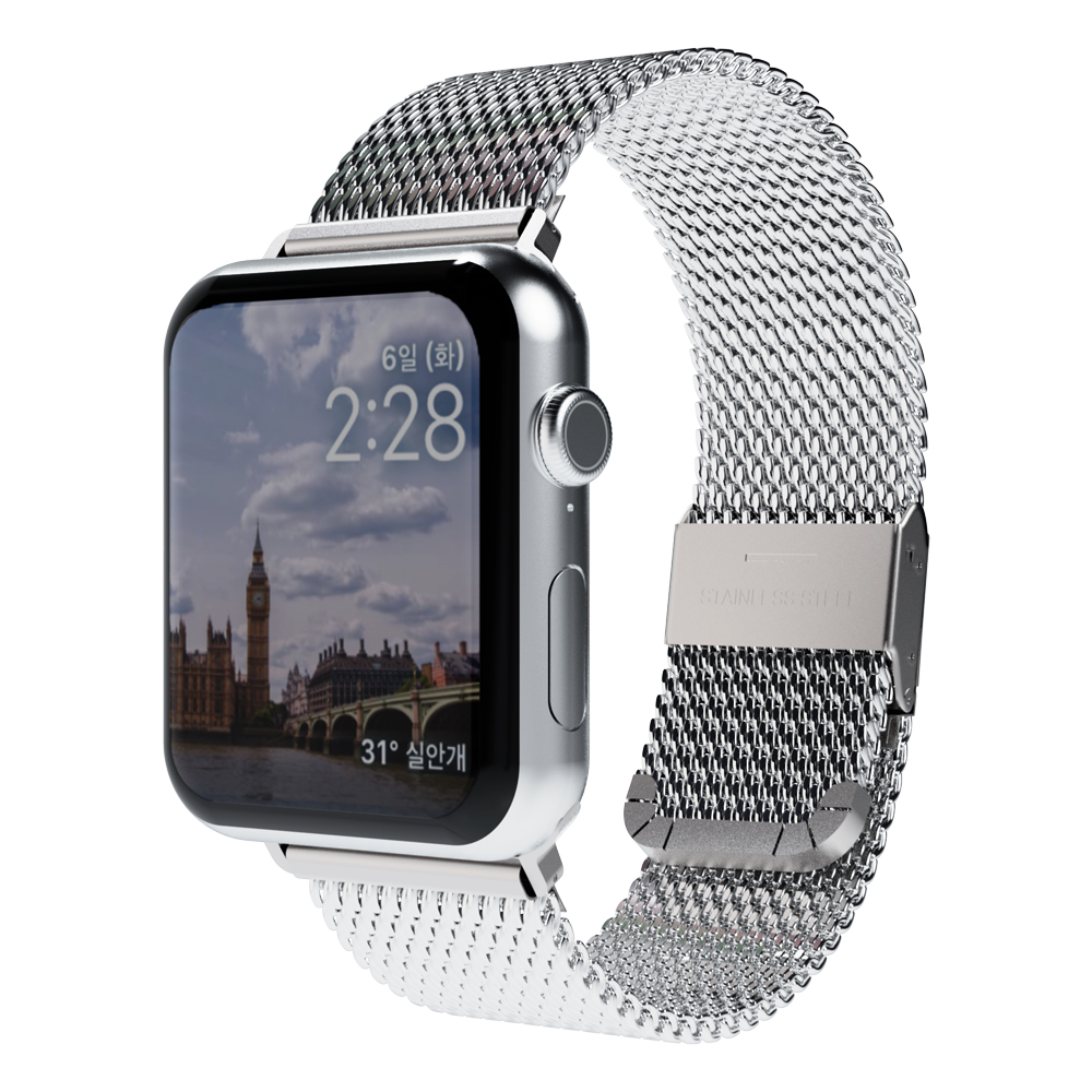 미아크 애플워치 스트랩 프리미엄 클립 밀레니즈 루프