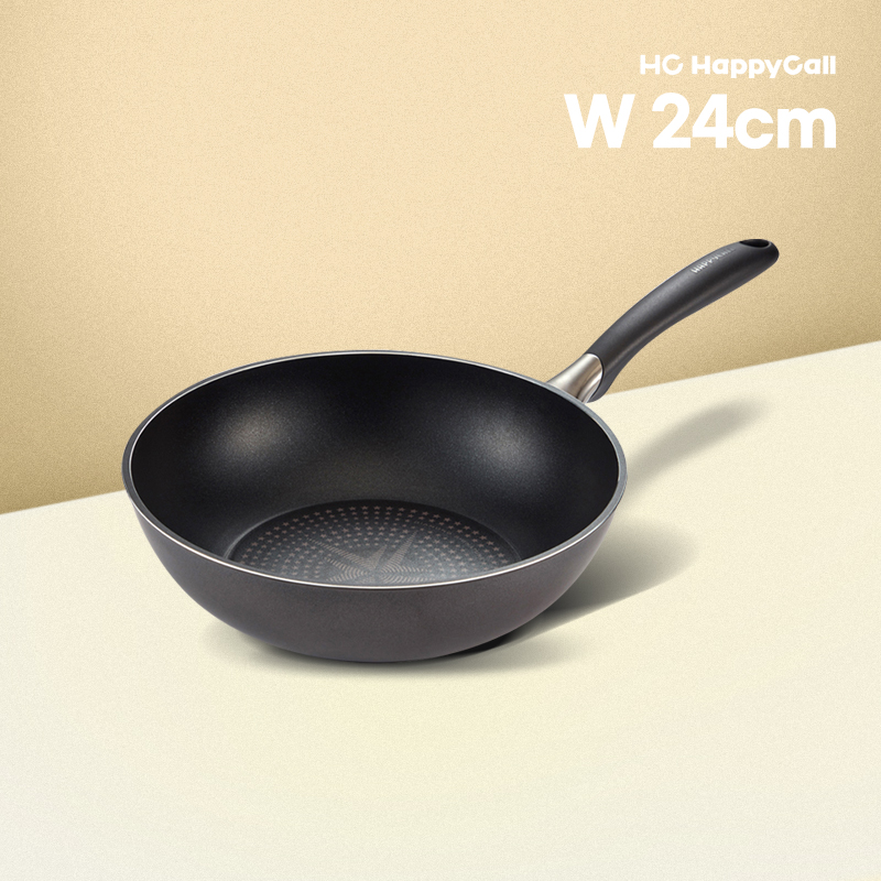 [해피콜] 다이아몬드 더 시그니처 IH 궁중팬 24cm  친환경 인덕션 스텐 코팅