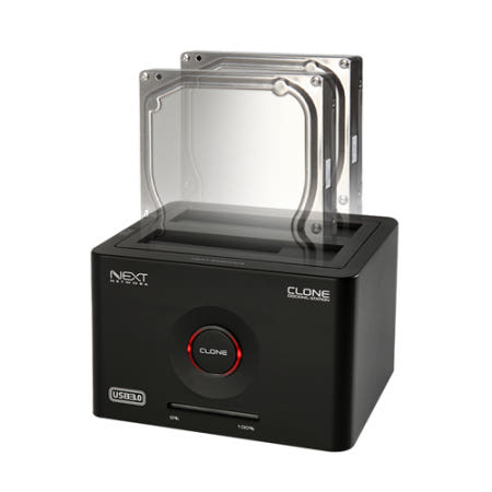 넥스트 외장HDD 도킹스테이션 2베이 USB3.0 복제지원 NEXT-852DCU3