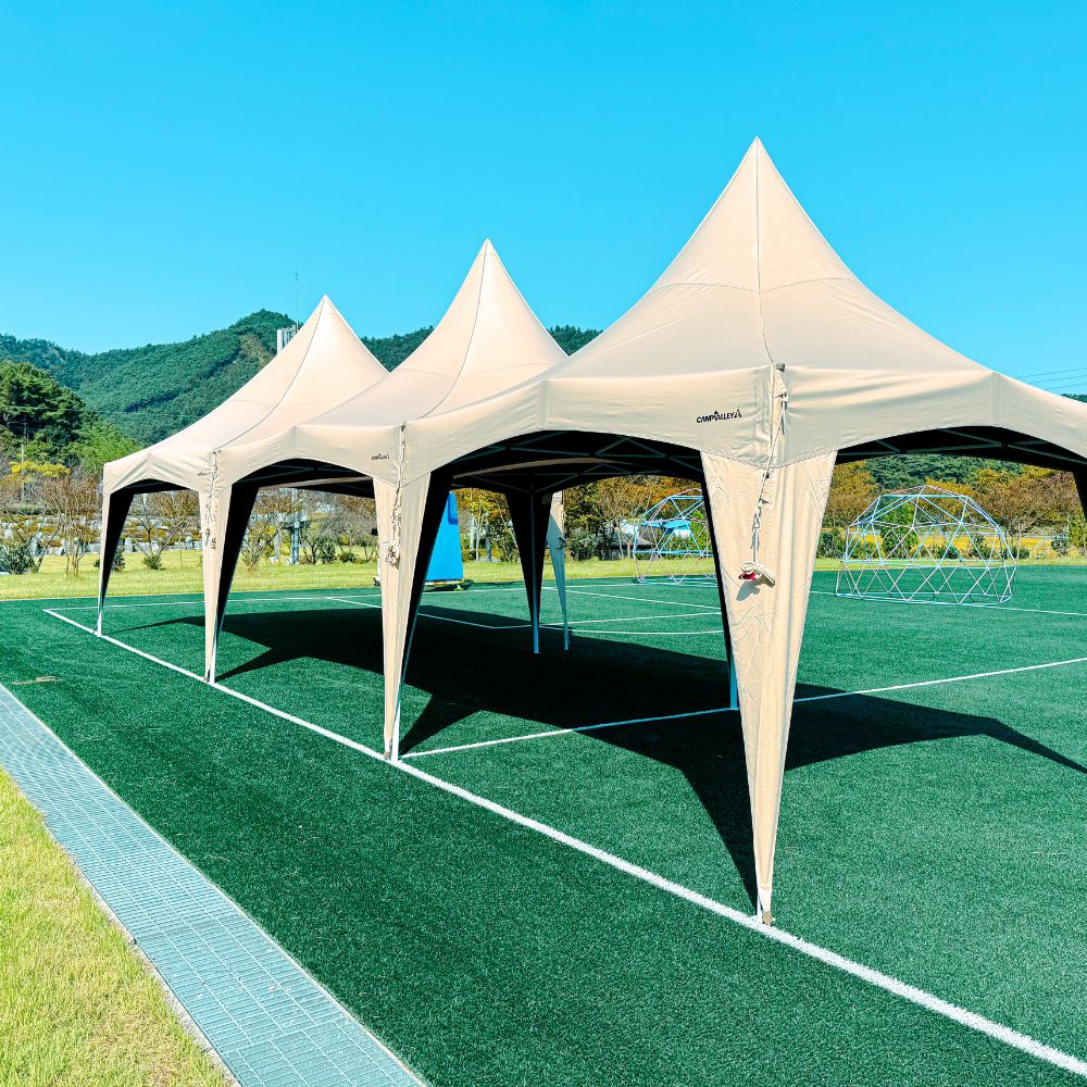 캠프밸리 티오피300 가제보 몽골텐트 접이식 캐노피 자바라 이동식 그늘 천막 창고 행사용
