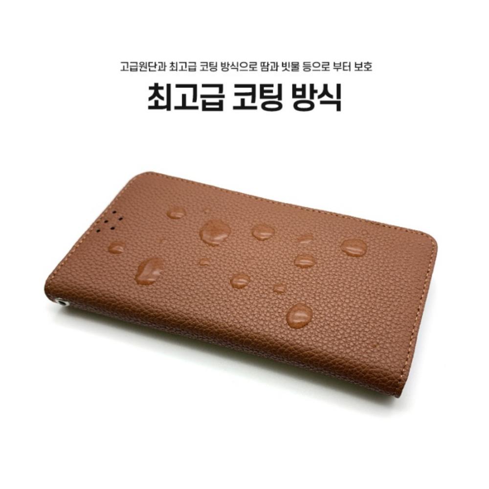 아이폰XR 지갑 케이스 플립형 소가죽 에딘버러 이미지 6