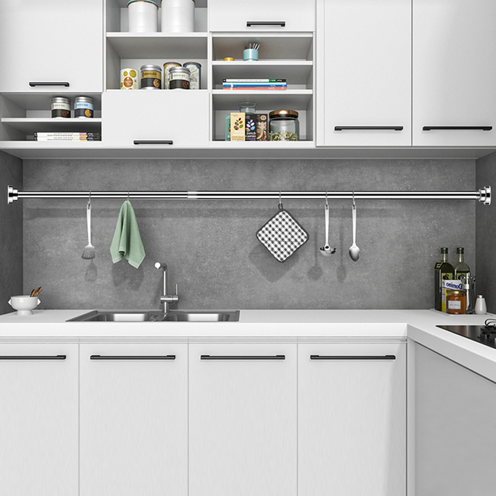 여의 압축봉 강력 무타공 커튼봉 초강력 암막 커튼 긴 3M이상 연장봉 길이조절