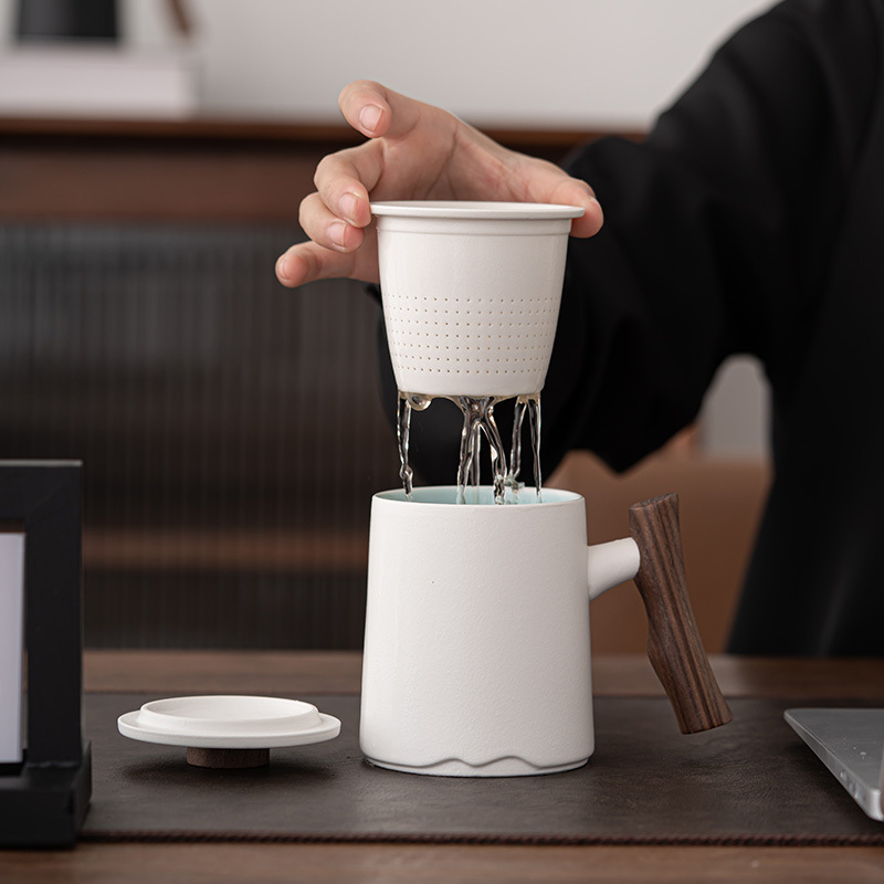 [1+1] 1인 다도세트 다기 집들이선물 신혼부부 화이트 차그루