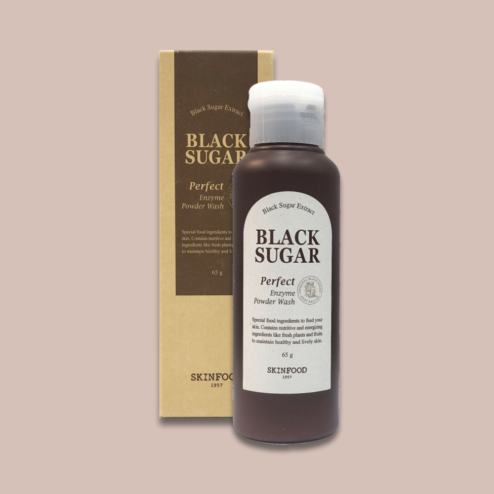 스킨푸드 블랙슈가 퍼펙트 엔자임 파우더 워시 대용량 (65g),2개 - 상세 이미지 2