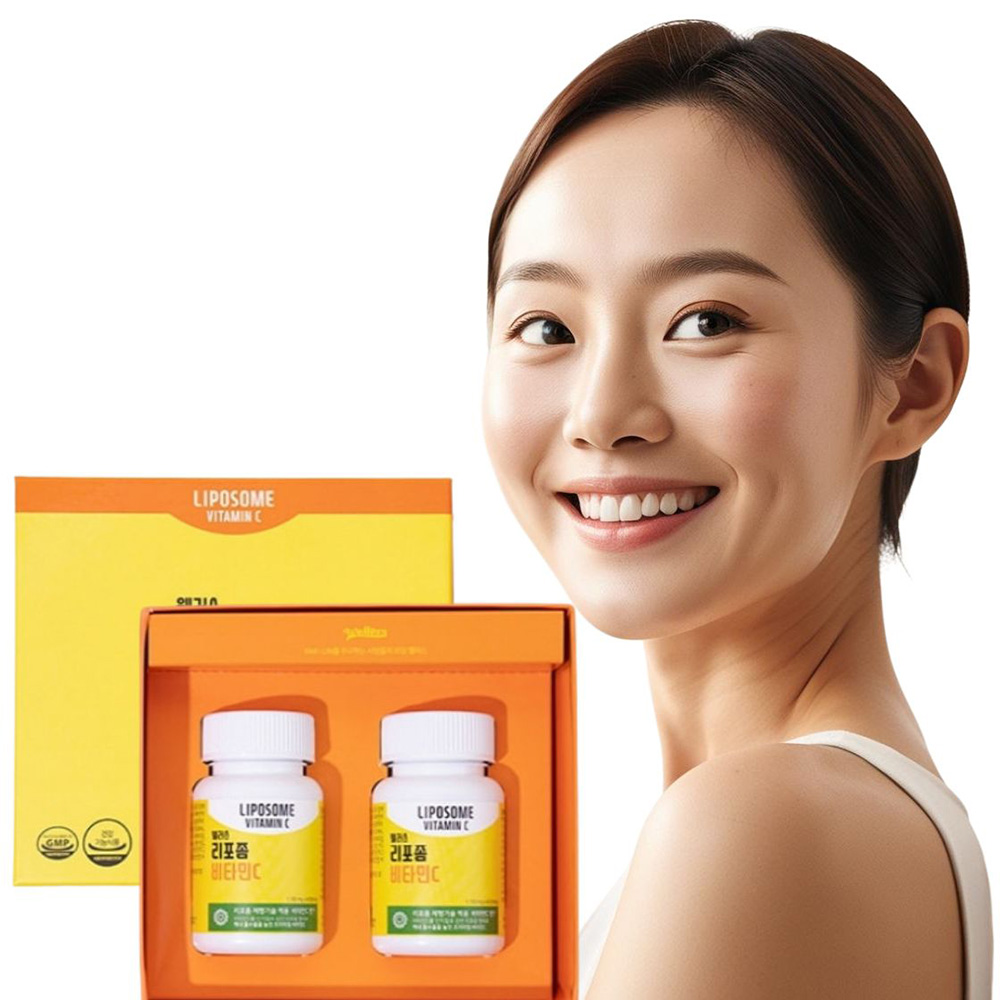 리포좀 비타민씨 비타민c 효능 1100mg 2박스 120정 16주분 - 상품 이미지