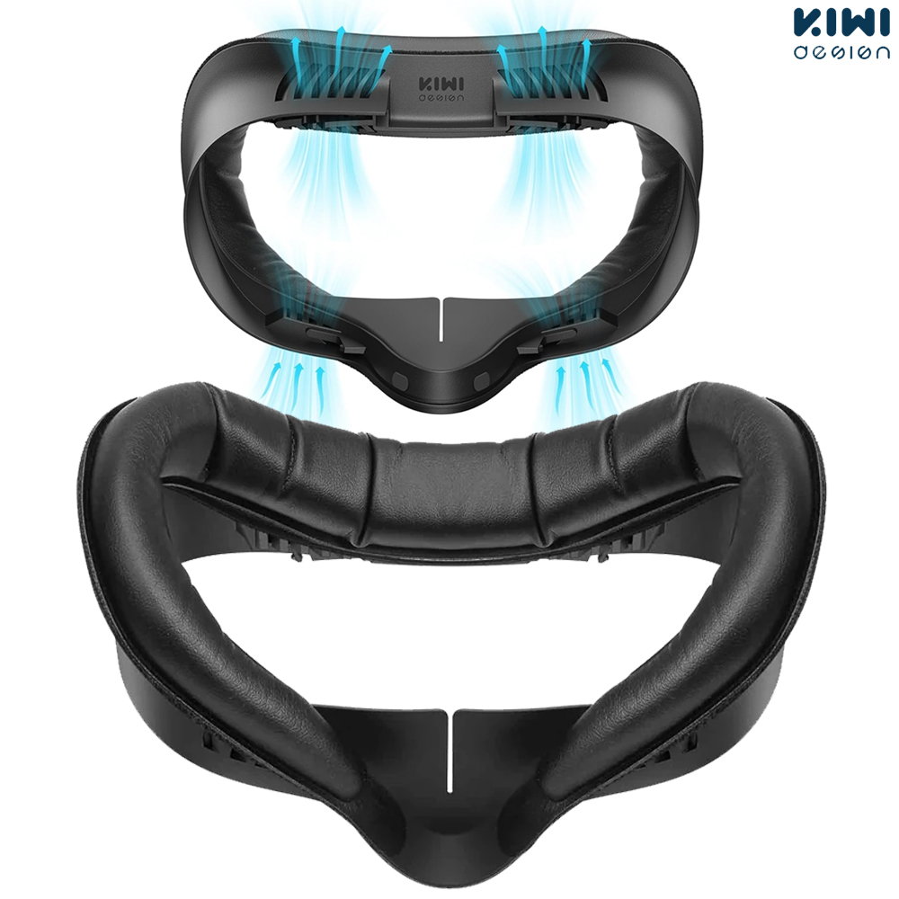 메타퀘스트3S 안면폼 키위 V4 가죽 환기커버 빛샘방지 악세사리