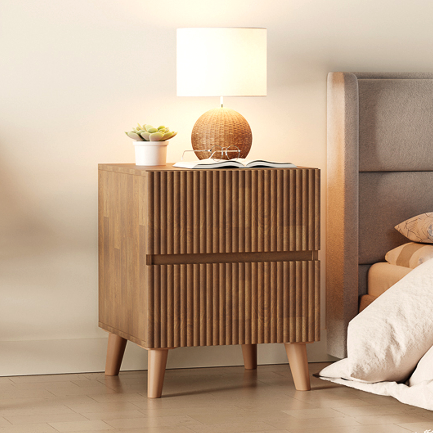 템바보드 협탁 2단 침대 서랍장 미니 서랍 협탁 테이블 선반