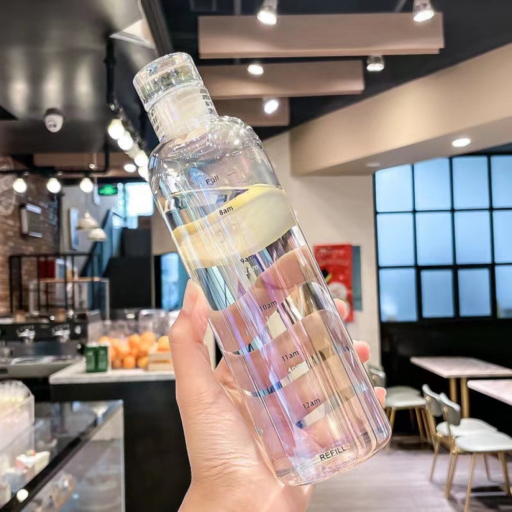 1+1 내열유리물병 휴대용 보틀 밀폐 냉장고 물통 보리차 500ml - 상세 이미지 3