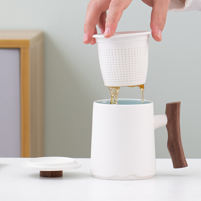 [1+1] 1인 다도세트 다기 집들이선물 신혼부부 화이트 차그루